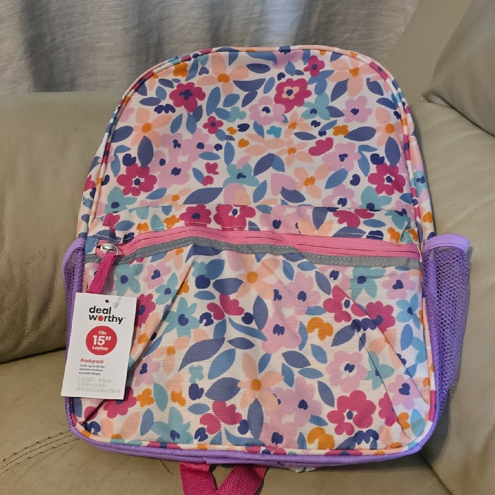 Pink and Purple Confetti Pattern Bag